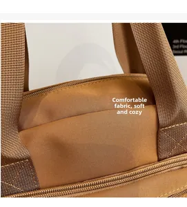 Detail of high-density brown corduroy fabric with premium stitching and soft texture