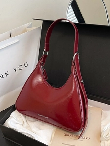 Women Vintage Underarm Hobo Bag High Quality PU Leather Solid Color Fashionable Shoulder Bag For Daily Matching Bag