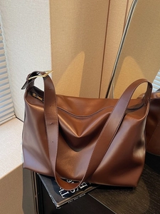 Women Large Capacity PU Leather Tote Bag Fashion Pleated Hobo Shoulder Bag Elegant Commuter Casual Crossbody Bag For Daily