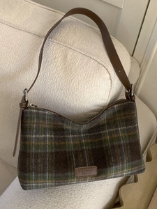 Sac Cabas en Cuir PU à Carreaux pour Femmes Grande Capacité Style Coréen Preppy Sac Bandoulière Hiver Main