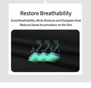 Détail du tissu respirant pour débardeur de sport homme évacuant l'humidité
