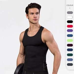 Herren Sport Kompressionsweste Ärmellos Schnelltrocknend Fitness Top Für Basketball Laufen Training Fitnessstudio