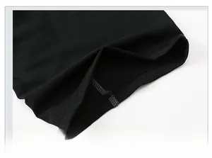 Macro shot of stitched leg hem detail on men's athletic quick-dry compression shorts