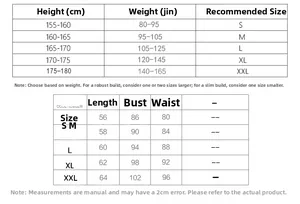 Detailed size chart for women yoga fitness hoodies including weight and height recommendations