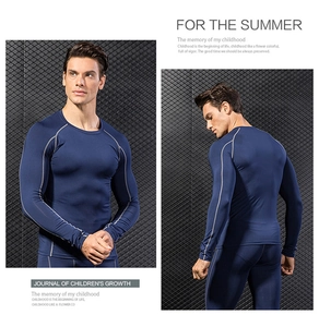 Macro detail of men compression shirt with flatlock grey stitching and quick-dry fabric