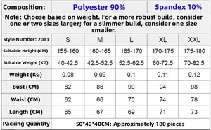 Detailed size chart for women's yoga tank top showing S-XXL measurements in CM and KG