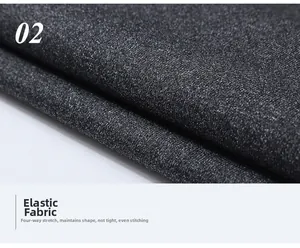 Macro shot of dark grey high-elastic yoga fabric with premium four-way stretch stitching