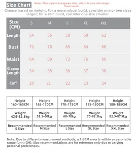 Tableau des tailles avec recommandations de poids pour hauts de yoga ajustés femme
