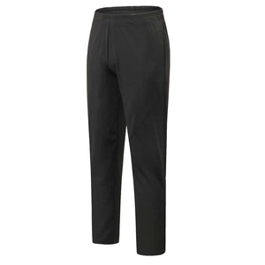 Pantalon de sport ample pour homme en noir avec taille élastique, pantalon de running séchage