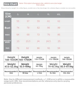 Detailed size chart for women yoga sports vest showing measurements from S to XXL