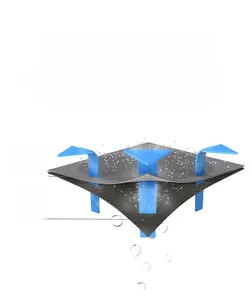 Functional diagram of the moisture-wicking and quick-dry mesh fabric for men's sports shirts