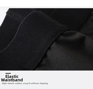 Detail view of high-elasticity waistband with tight knit texture for kids' sports pants
