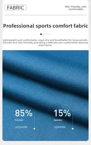 Macro shot of 85% polyester and 15% spandex stretch fabric for men's athletic top