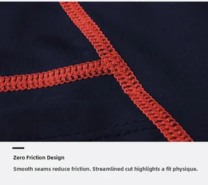 Gros plan des coutures plates sur pantalon de compression pour un confort sans frottement