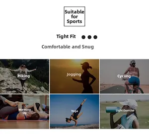 Detail showing high-waist tight yoga pants for hiking, jogging, and fitness activities