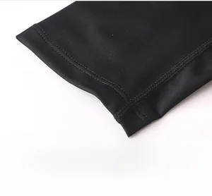 Vue macro détaillée des poignets de sport élastiques avec coutures de précision