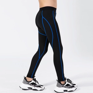 Boys high elastic quick dry compression leggings for running and basketball training
