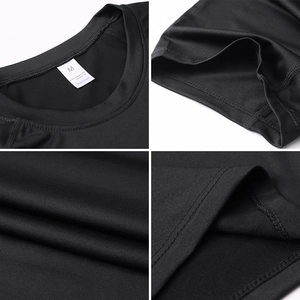 Detail of flatlock seams and quick-dry fabric made of 85% polyester and 15% spandex