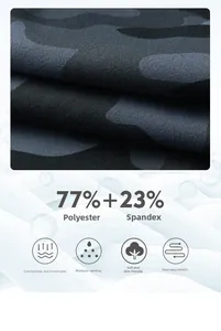 Λεπτομέρεια υφάσματος παραλλαγής 77% πολυεστέρας 23% σπάντεξ με ελαστικότητα 4 κατευθύνσεων