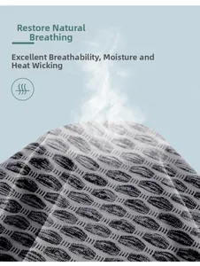 Close-up of breathable honeycomb fabric on high waist yoga shorts with smoke effect