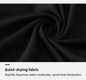 Macro shot of breathable quick-dry fabric showing fine texture and moisture-wicking properties