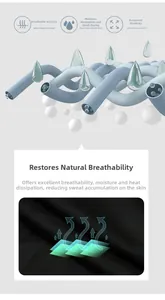 Breathable high-elasticity fabric detail showing moisture-wicking and quick-dry technology