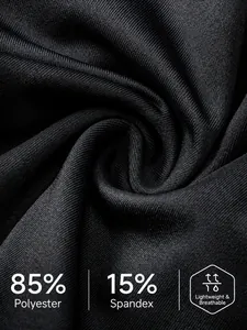 Pantalones cortos de compresión para hombre con tejido elástico y transpirable