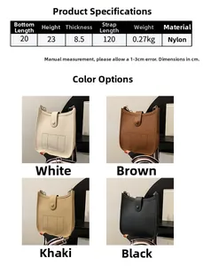 Detail view of the perforated design and snap button closure on leather texture crossbody bags