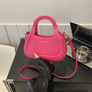 Women PU Leather Crossbody Shoulder Bag Gold Letter Print Fashion Small Square Handbag Simple Solid Color Daily Purse