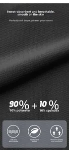 Macro shot of 90% polyester and 10% spandex breathable fabric with moisture-wicking texture