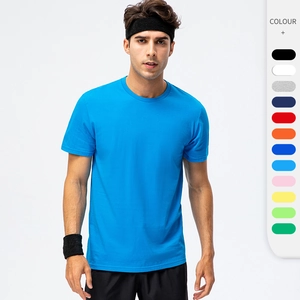 Women's Men's 100% Cotton Short Sleeve T-Shirt Loose Casual Round Neck Sport Top Basic Solid Color Comfortable Tee