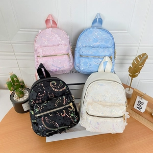 Schicke Pailletten-Mini-Rucksäcke für Damen in Pink Blau Schwarz und Weiß erhältlich