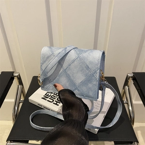 Borsa a Tracolla in Pelle PU Trapuntata alla Moda per Donna Borsa a Spalla Quadrata Semplice Urbana Pochette Sottobraccio