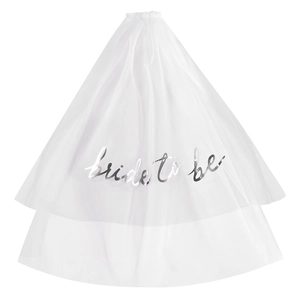 Double Layer Bride To Be Wedding Veil With Hair Comb For Bachelorette Party Bridal Shower Hen Party Women Hair Accessories