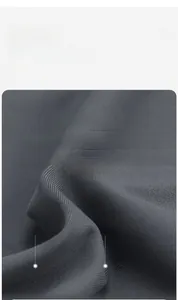 Detail view of high-elasticity fabric blend with 83% Nylon and 17% Spandex for athletic pants
