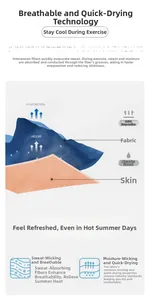 Cross-section showing moisture-wicking technology and breathable fabric of boys sports tights