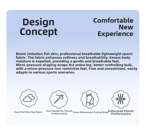 Detail of high-elastic kids sports leggings with breathable shark skin fabric and 3D cut