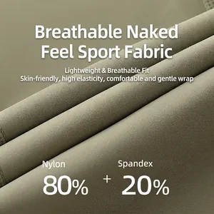 Pantalon de yoga évasé vert olive à taille haute en tissu respirant et extensible