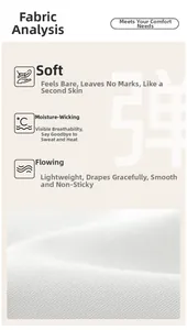 Detail of soft white moisture-wicking fabric texture for breathable athletic tennis dress