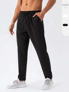 Men's Quick Dry Sports Pants Loose Fit Breathable Joggers For Running Fitness Training Polyester Spandex Athletic Trousers