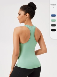 Canotta Sportiva da Donna con Dorso a Vogatore Gilet da Yoga Asciugatura Rapida Traspirante Corsa Fitness Abbigliamento Sportivo
