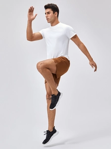 Pantaloncini da corsa traspiranti ad asciugatura rapida uomo per allenamento fitness