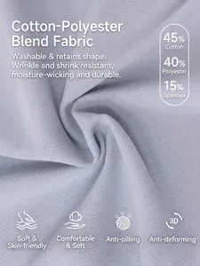 Close-up of light purple cotton-polyester fabric for women's half-zip sports sweatshirt