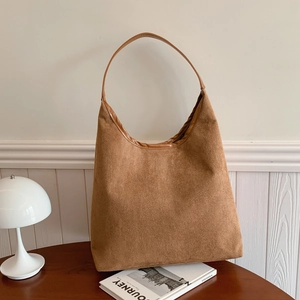 Minimalist Large Capacity Women PU Tote Bag Two Piece Set Fashion Solid Color Hobo Shoulder Bag Everyday Commute Bag