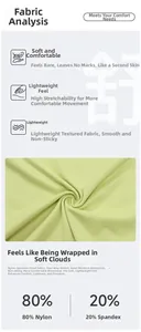 Détail du tissu 80% nylon 20% élasthanne avec extensibilité 4 directions pour yoga