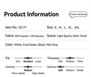Detailed size chart and material specs for sleeveless sports dress with 80% polyester