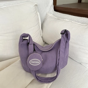 Damen Nylon Hobo Schultertasche Große Kapazität Einfarbig Casual Tote Crossbody Tasche Mit Kleiner Runder Geldbörse Urban Tasche