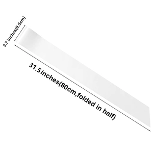 White satin sash for pageants and parties with 3.7 inch width and 31.5 inch length