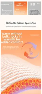 Détail du tissu gaufré montrant les couches thermiques et la texture respirante