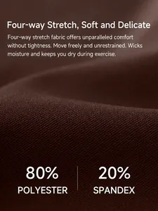 Détail du tissu de la robe de tennis à manches longues en 80% polyester et 20% élasthanne